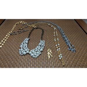 Mixed Lot of 7 Costume Jewelry Pieces - Monet, Anne Klein, Sugarfix, Napier